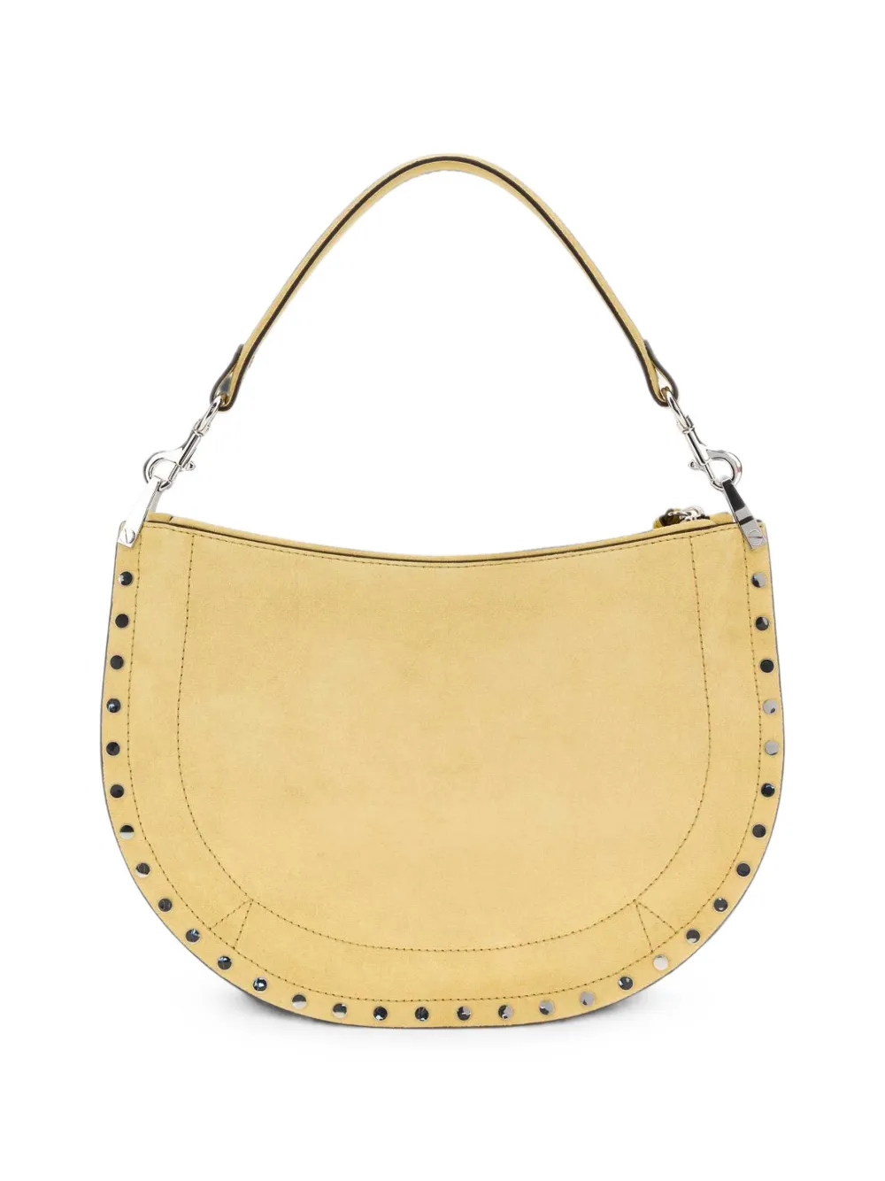 ISABEL MARANT Oskan Soft schoudertas met studs Geel