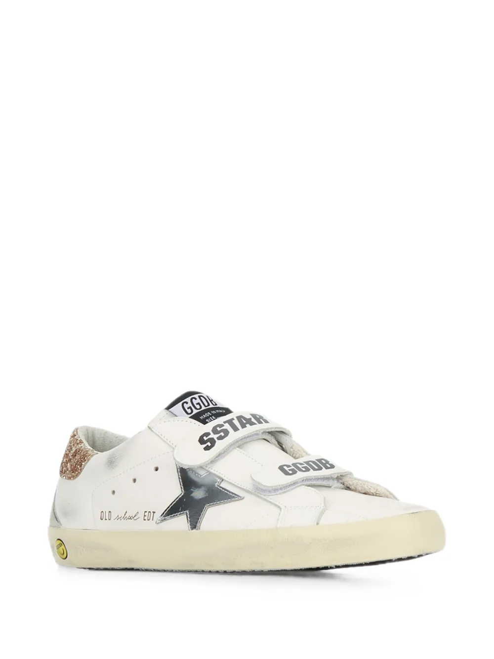 Golden Goose Old School leather sneakers Wit