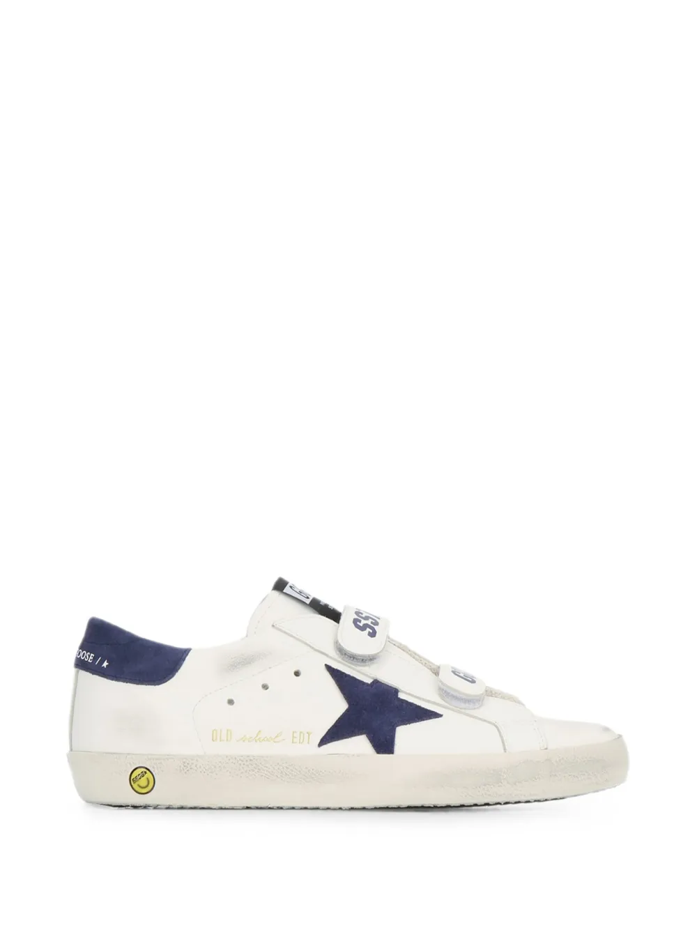 Golden Goose Old School star-patch sneakers Wit