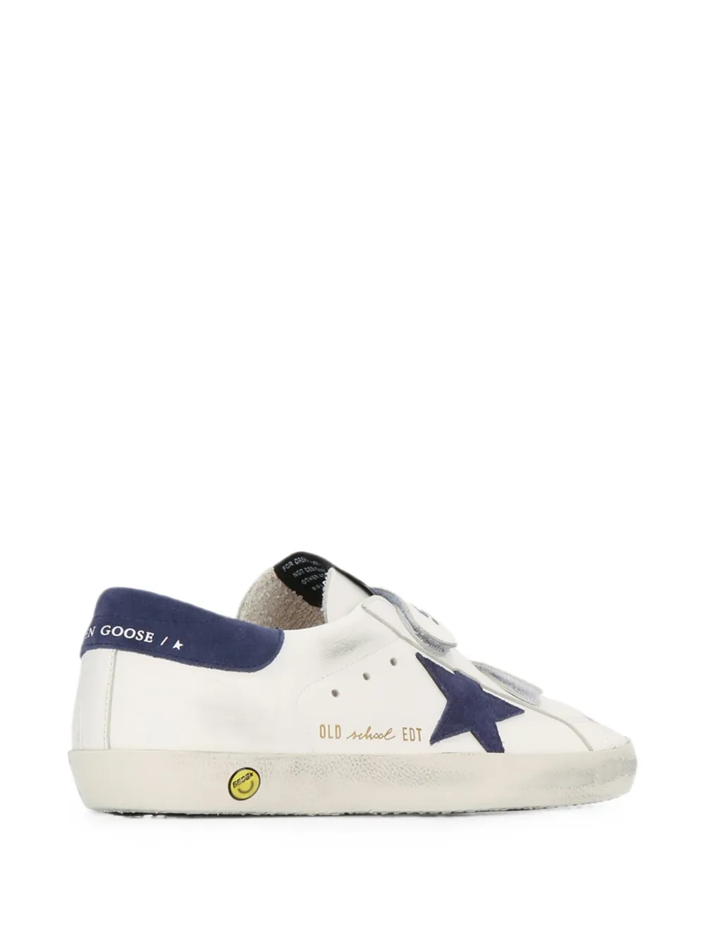Golden Goose Old School star-patch sneakers Wit