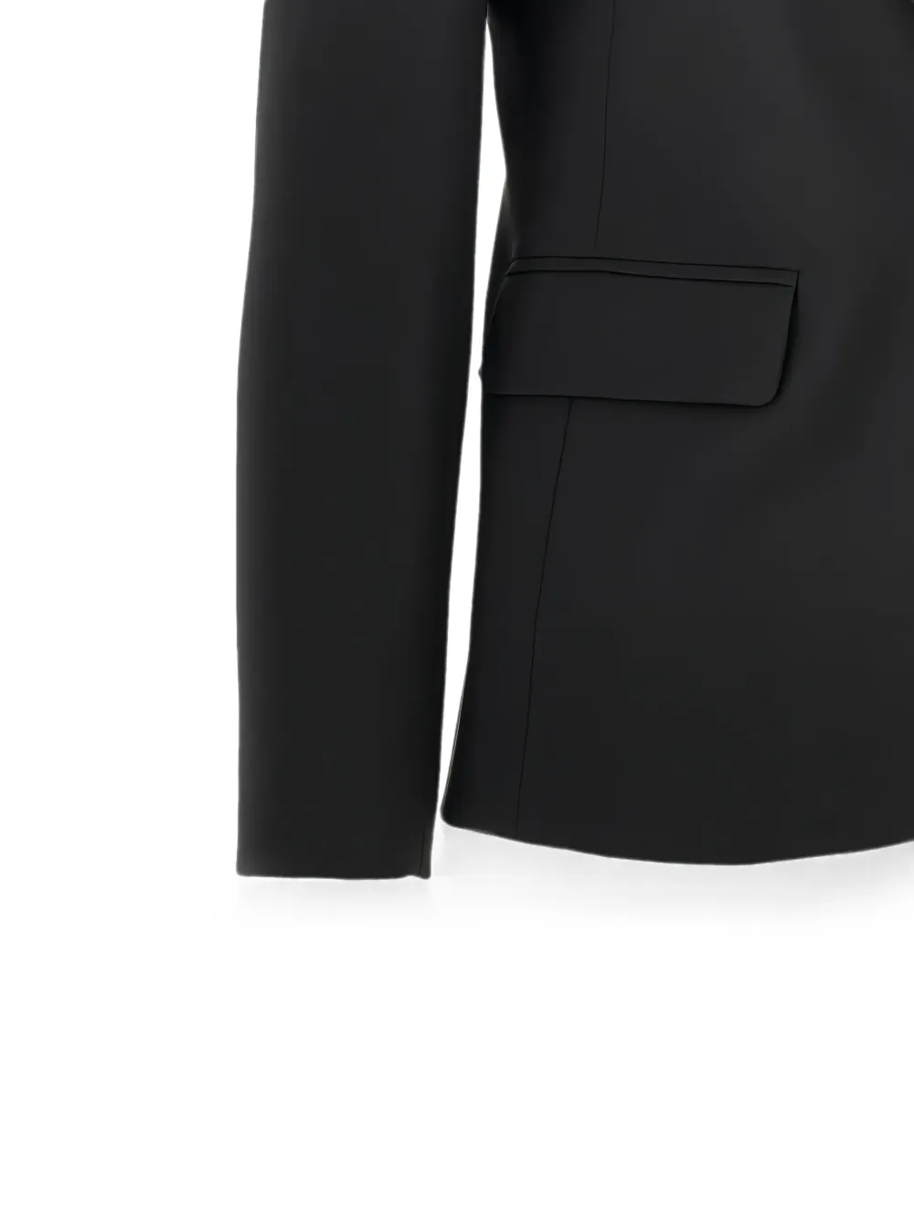 Weekend Max Mara Blazer met enkele rij knopen Zwart