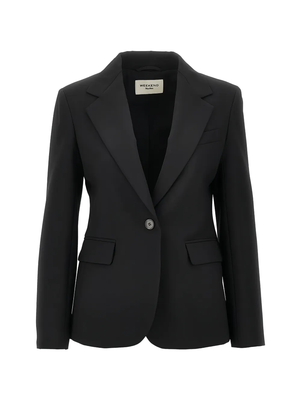 Weekend Max Mara single-breasted virgin wool blazer - Nero