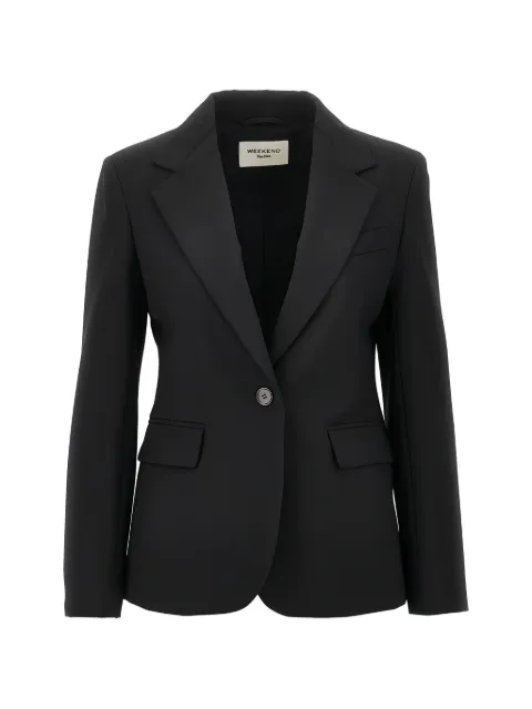 Weekend Max Mara single-breasted virgin wool blazer