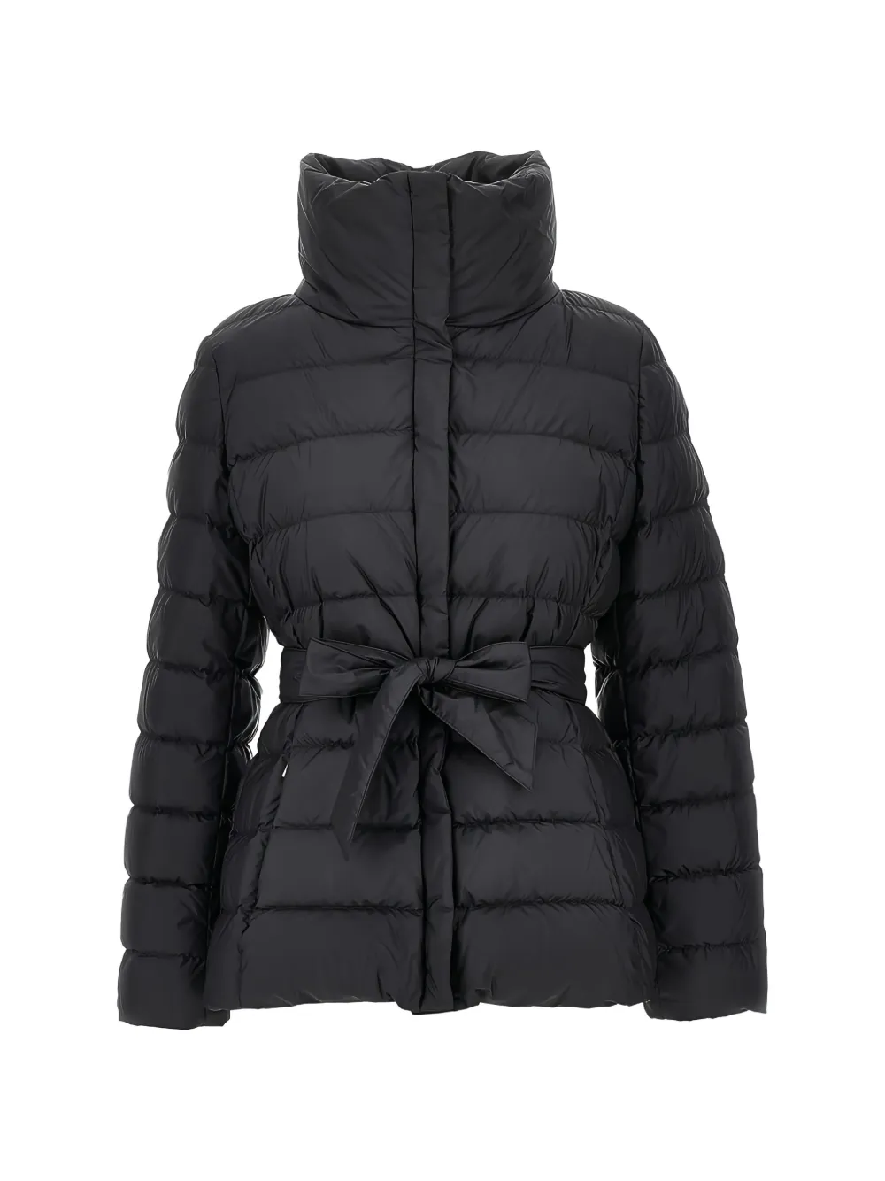 Weekend Max Mara quilted belted jacket - Schwarz