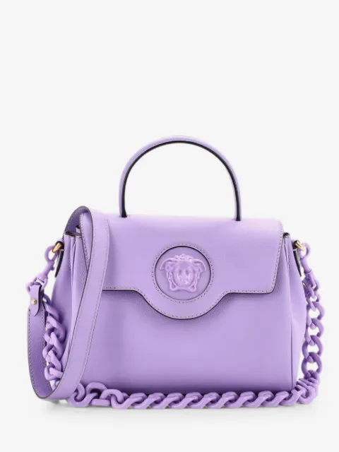 Versace Pre-Owned La Medusa Top Handle Bag Leather Medium satchel