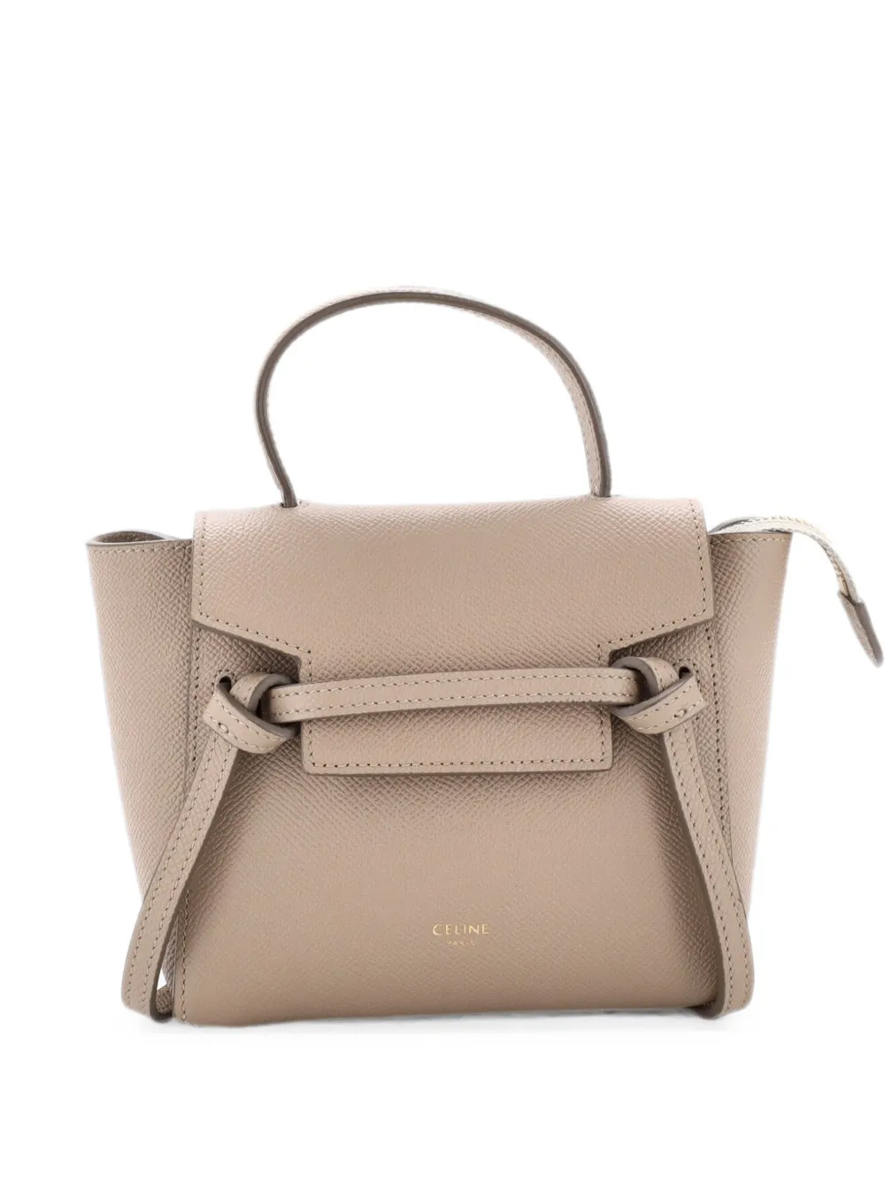 Celine Pre-Owned Belt Bag Textured Leather Pico shoulder bag - Nude