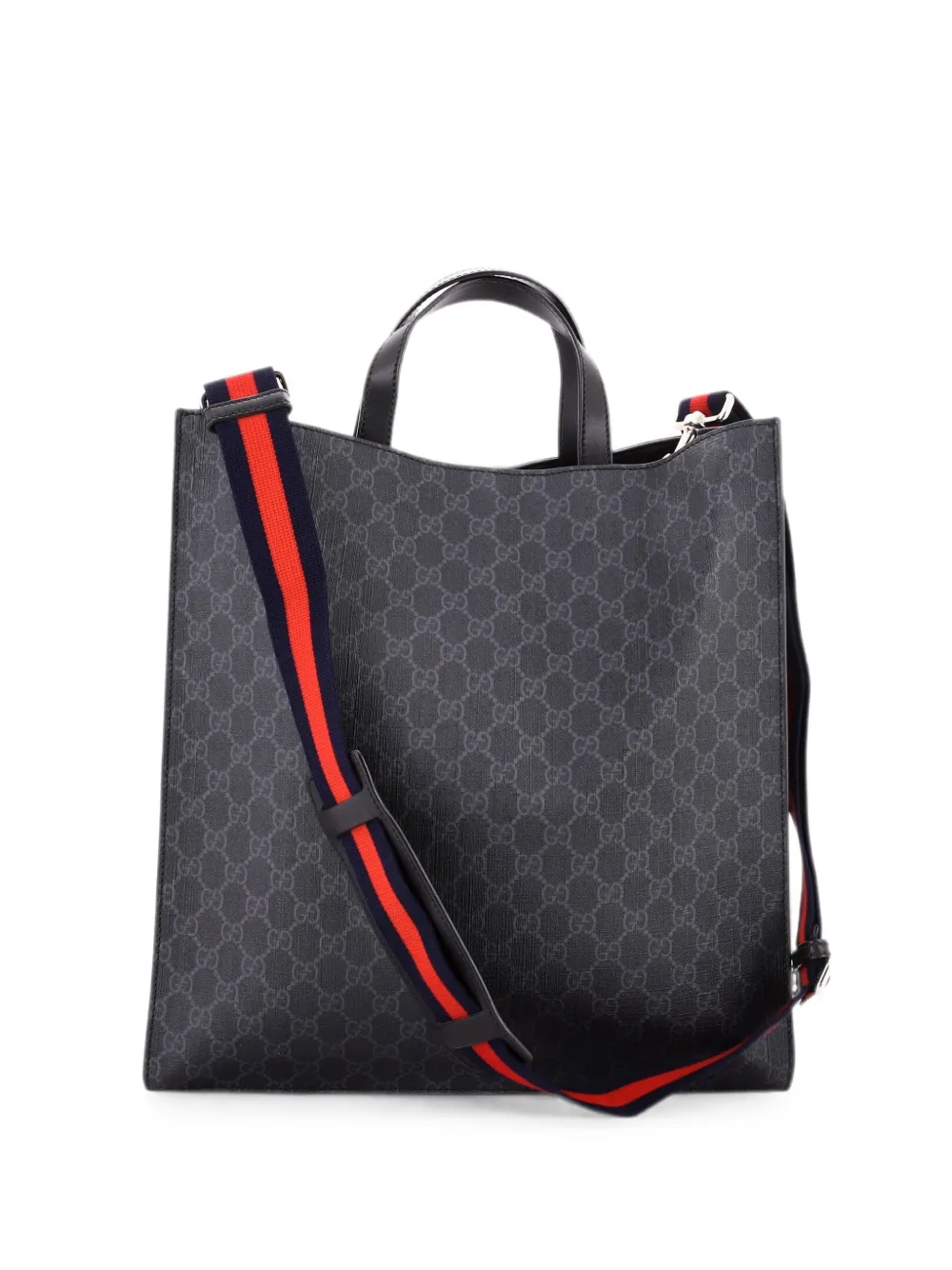Gucci Pre-Owned Convertible Soft Open GG Coated Canvas Tall tote bag - Nero