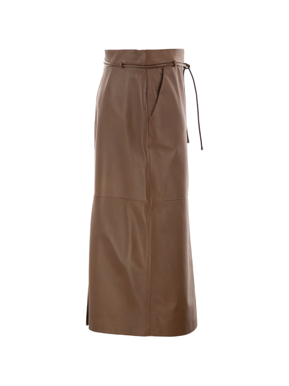 Max Mara Fantino kokerrok met ceintuur Bruin