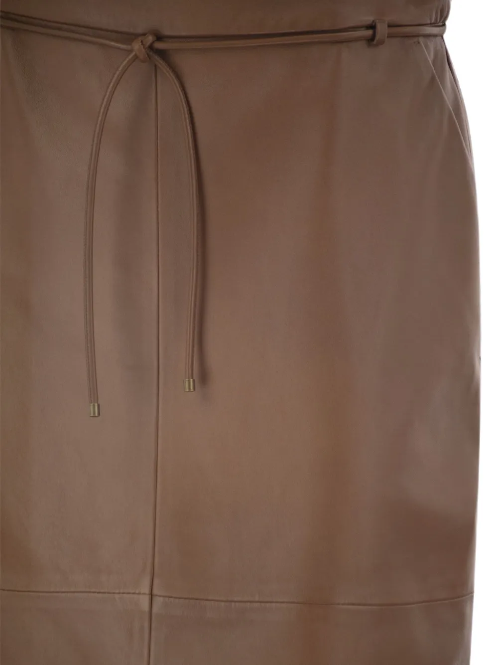 Max Mara Fantino kokerrok met ceintuur Bruin