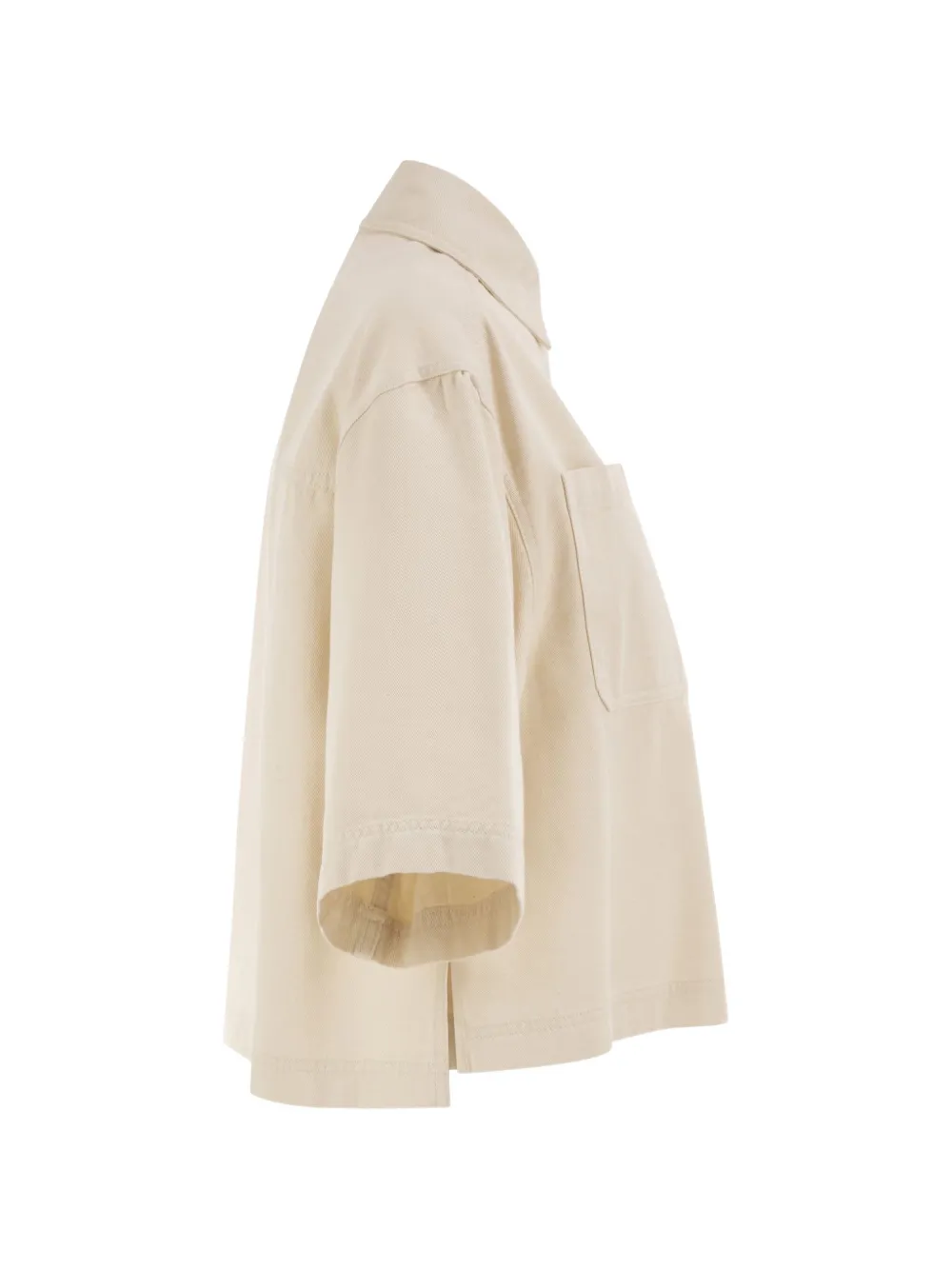 Weekend Max Mara Terra blouse met korte mouwen Beige