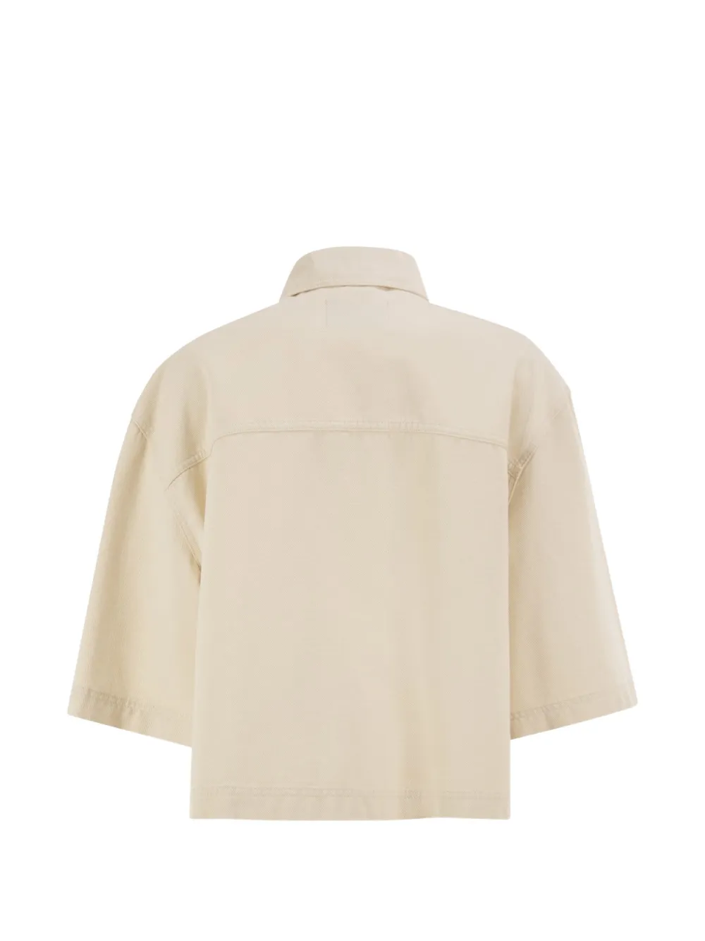 Weekend Max Mara Terra blouse met korte mouwen Beige