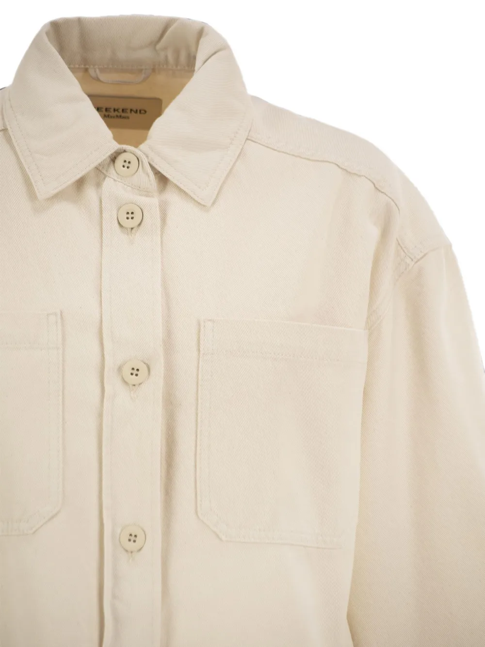 Weekend Max Mara Terra blouse met korte mouwen Beige