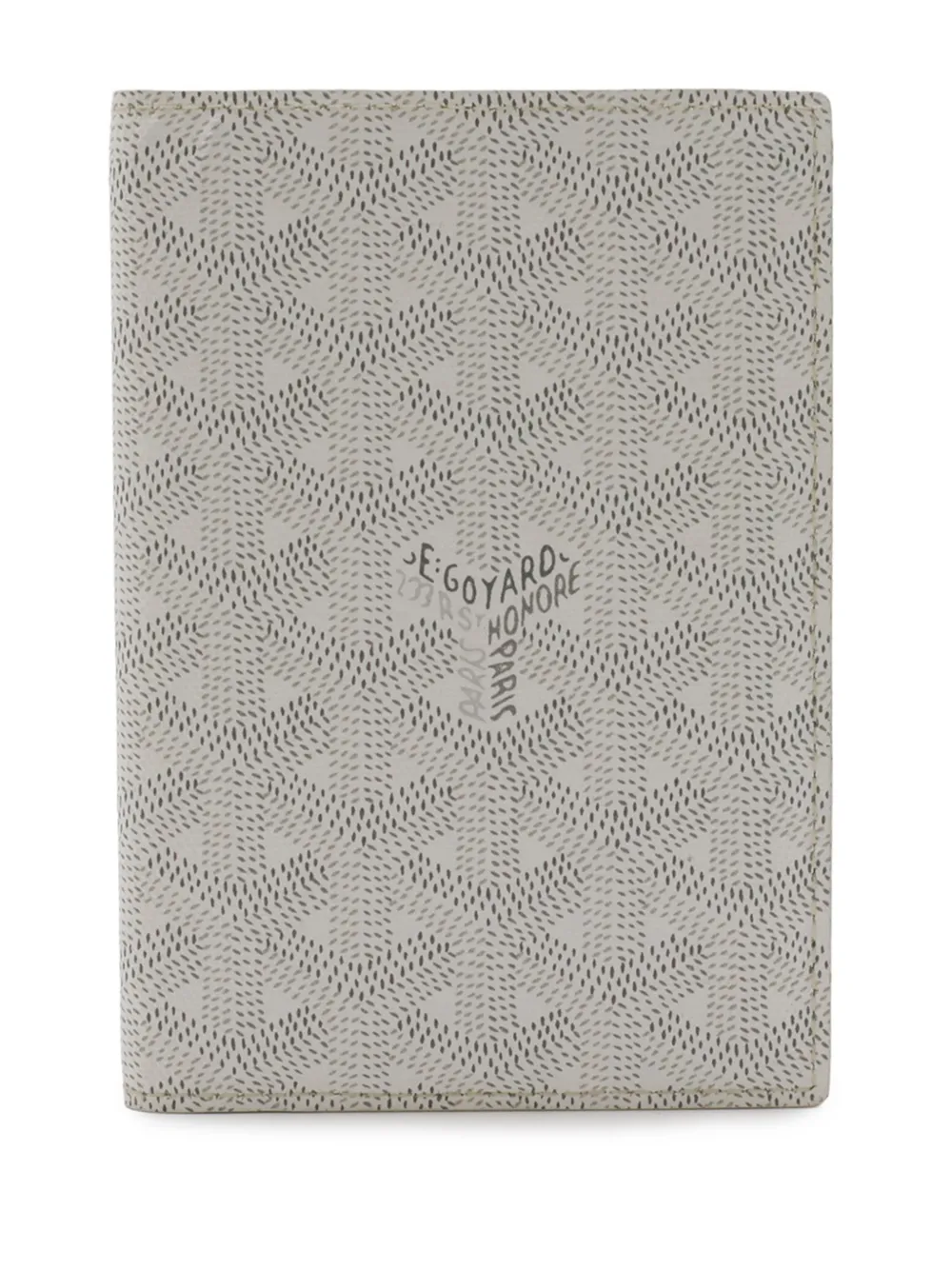 Goyard Pre-Owned Custodia passaporto Grenelle in tela Goyardine 2010-2026 - Bianco