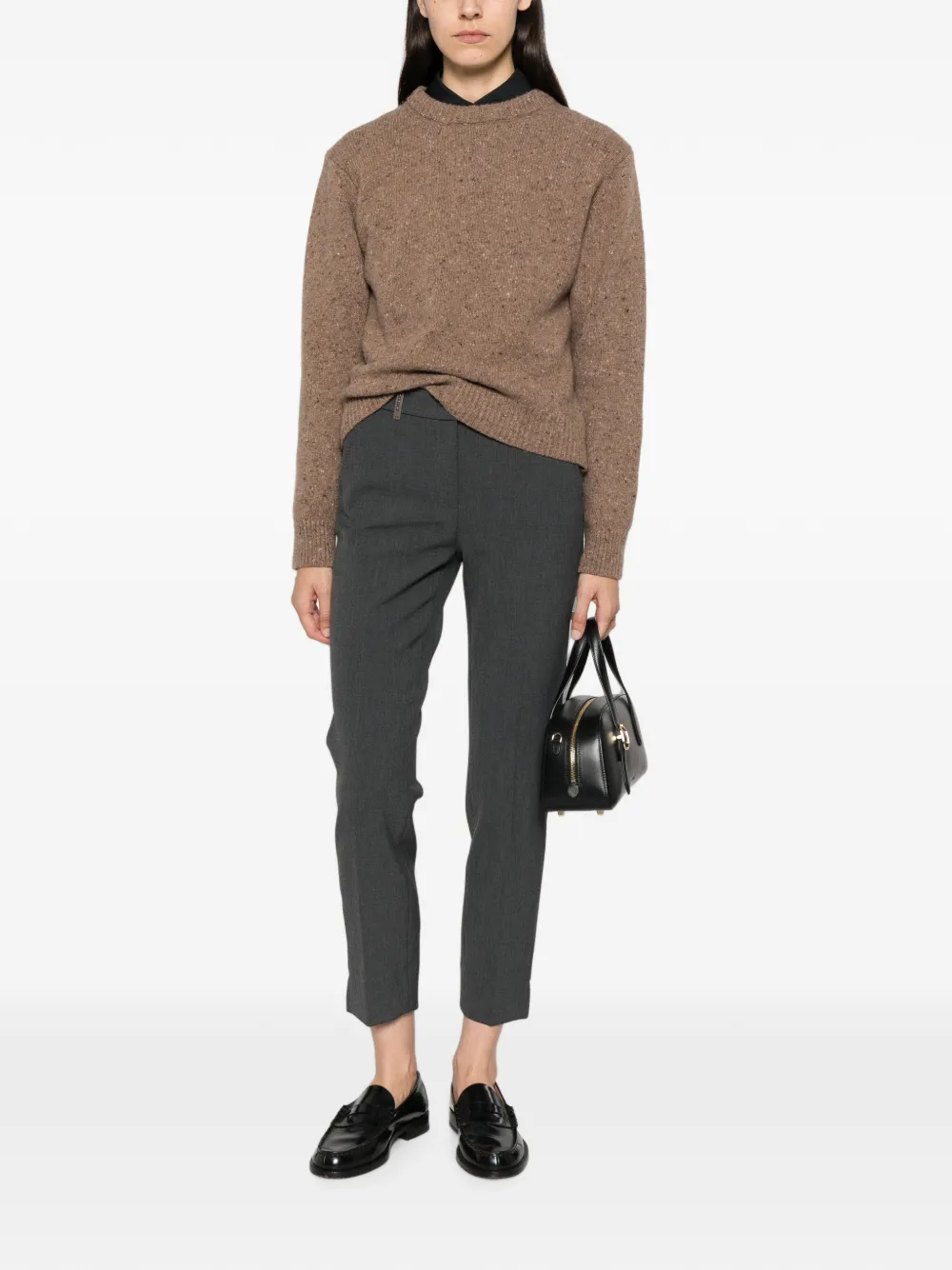 Peserico Straight pantalon Grijs