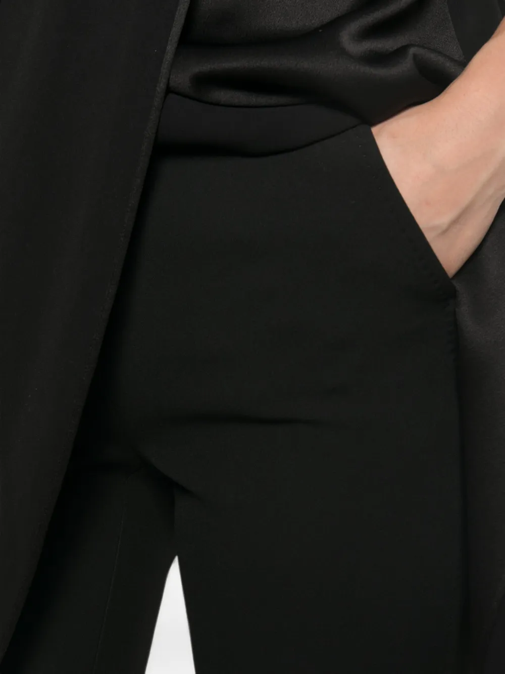Peserico belt-loop slim-fit trousers Zwart