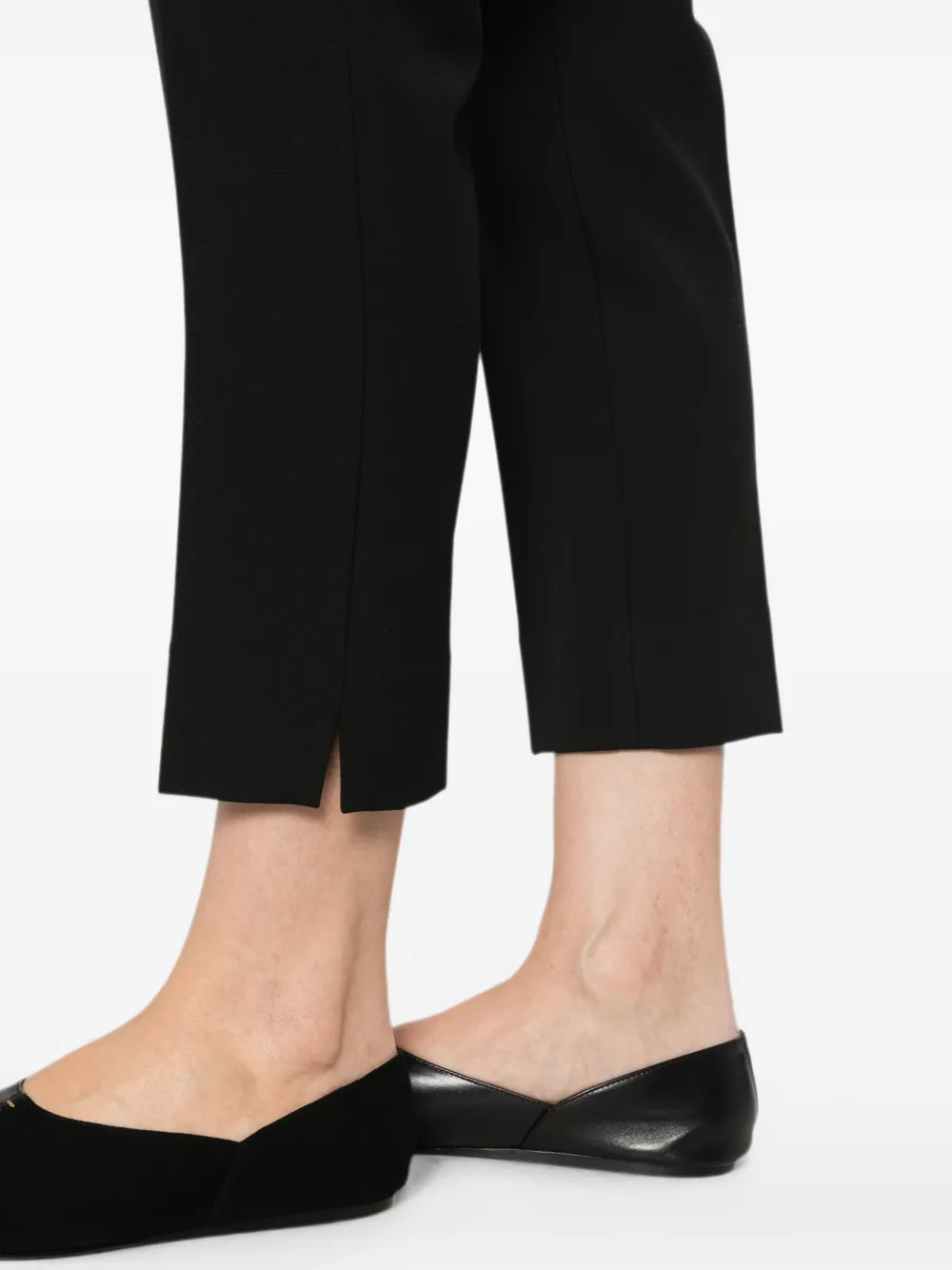 Peserico side-slit trousers Zwart