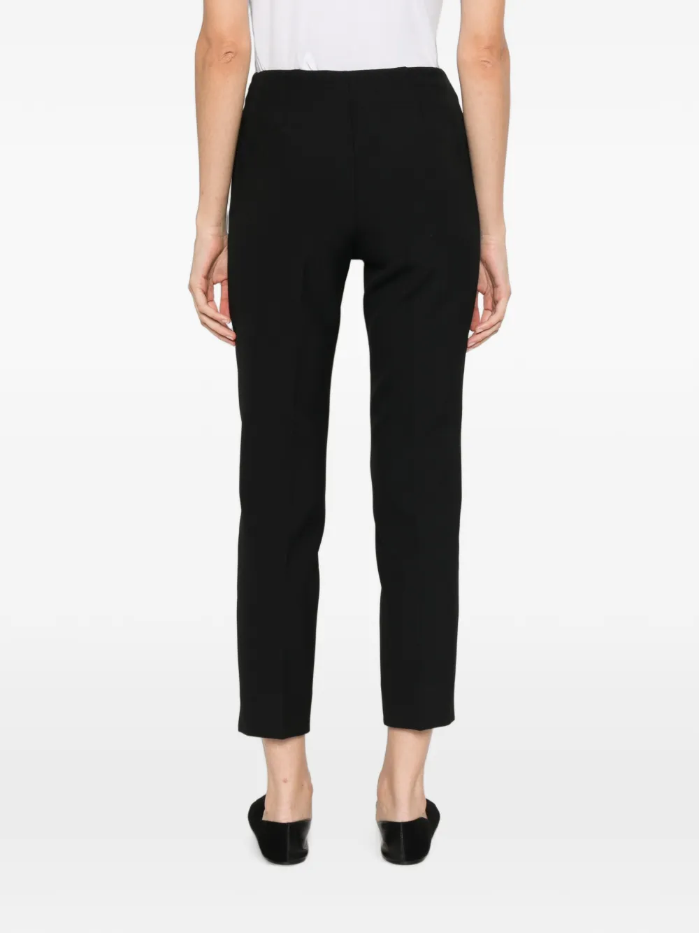 Peserico side-slit trousers Zwart