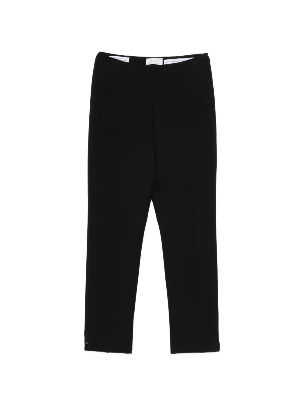 Peserico side-slit trousers - Schwarz