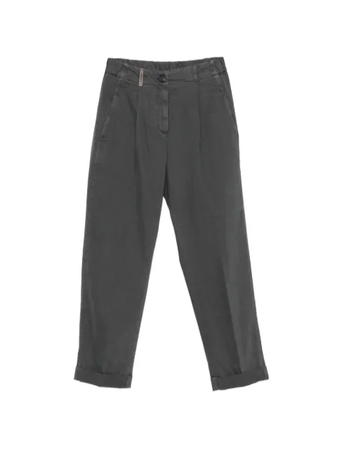 Peserico belt-loop trousers