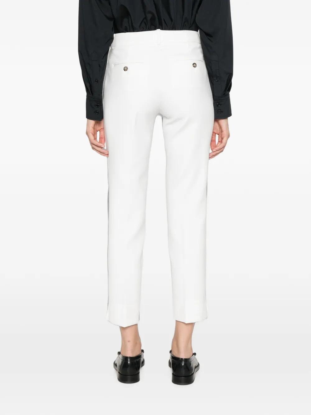 Peserico Cropped broek Wit