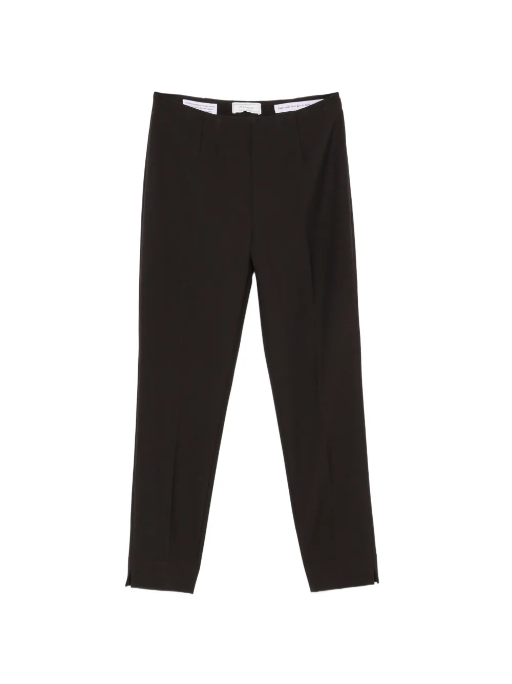 Peserico side-zip trousers - Marrone