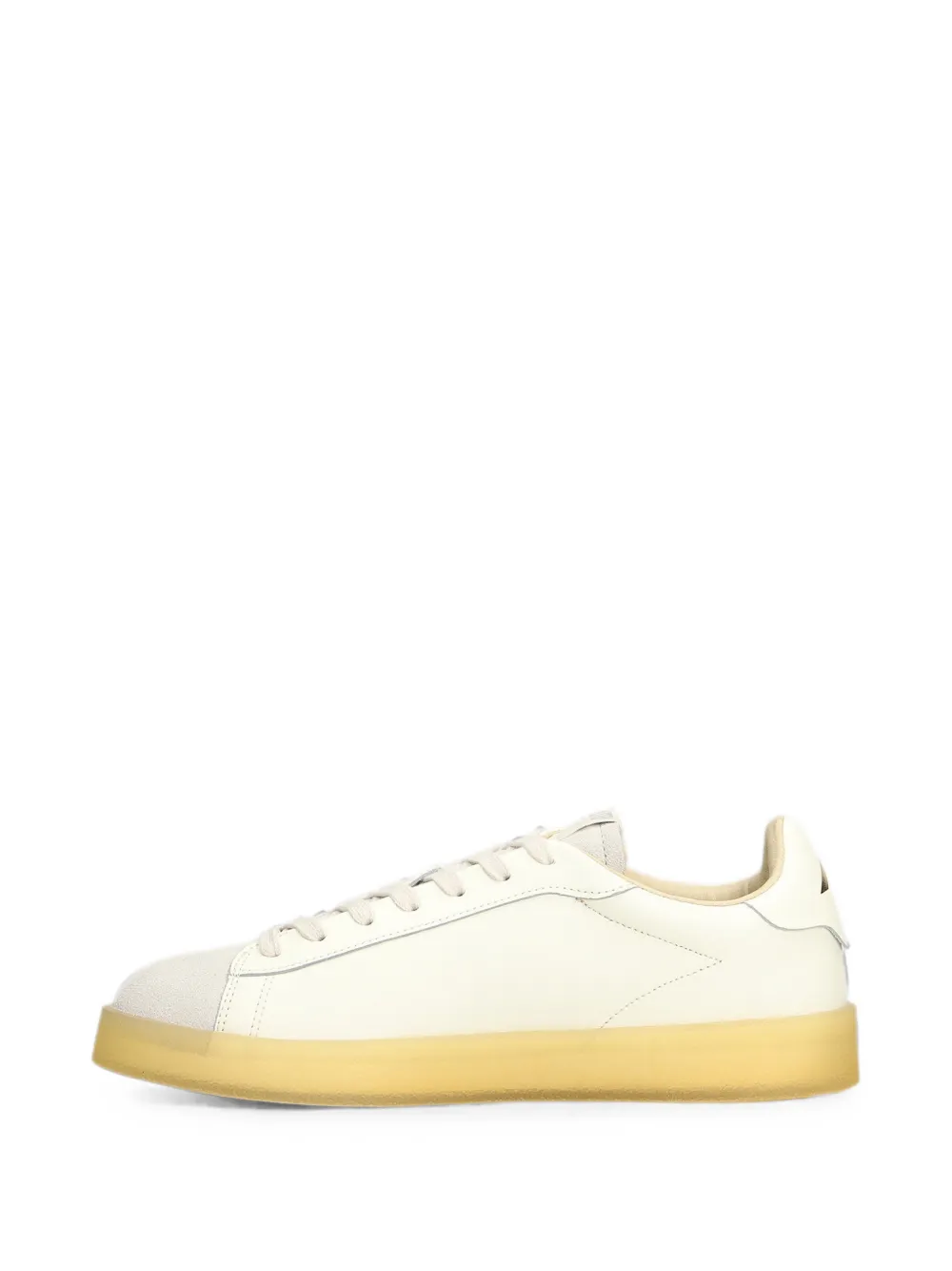 Autry logo-patch lace-up sneakers Wit