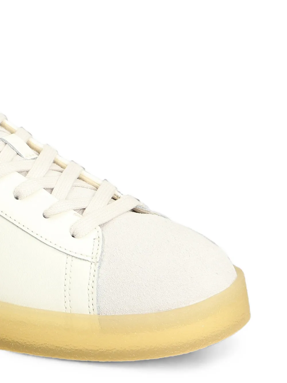 Autry logo-patch lace-up sneakers Wit