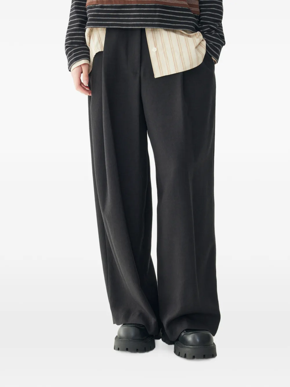 TOMBOY Gesmockte broek Zwart
