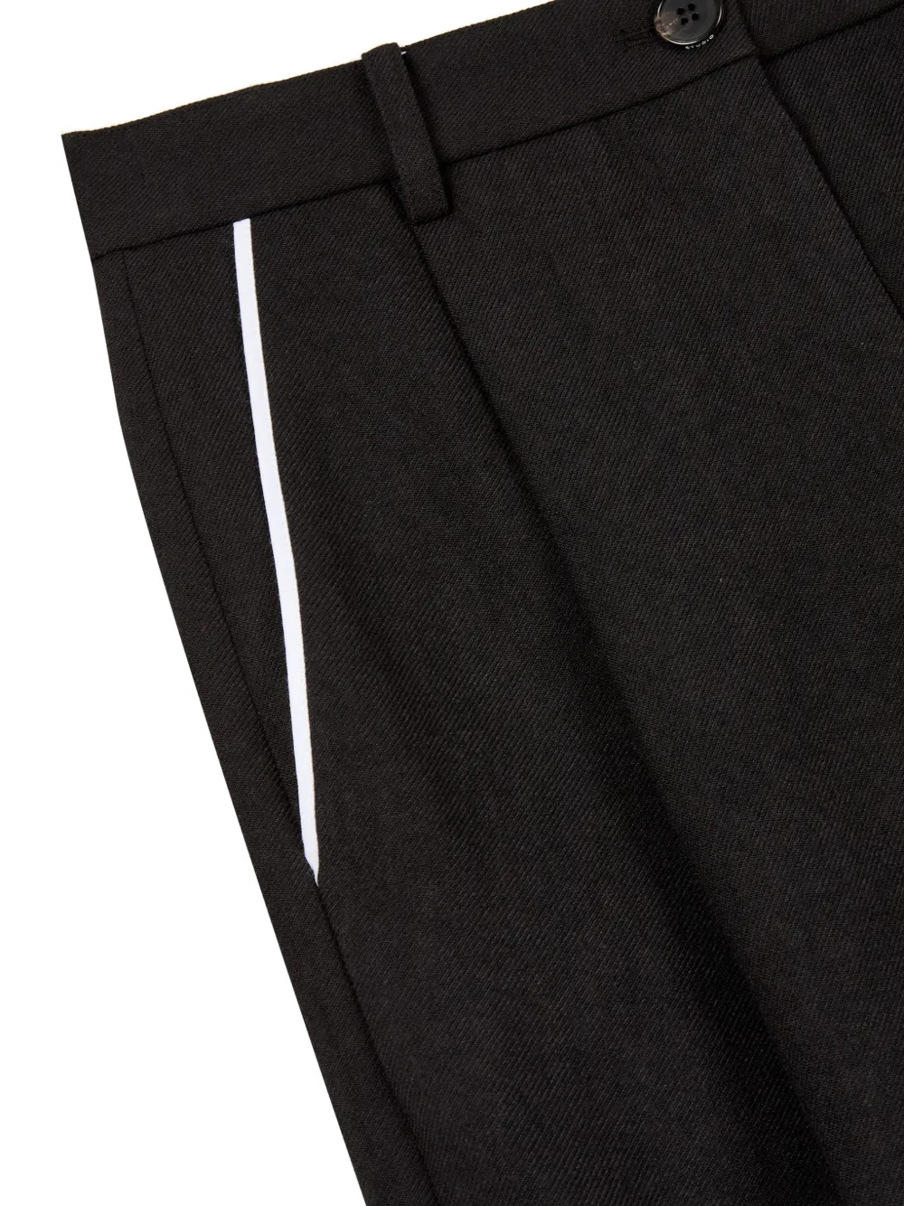 TOMBOY Gesmockte broek Zwart