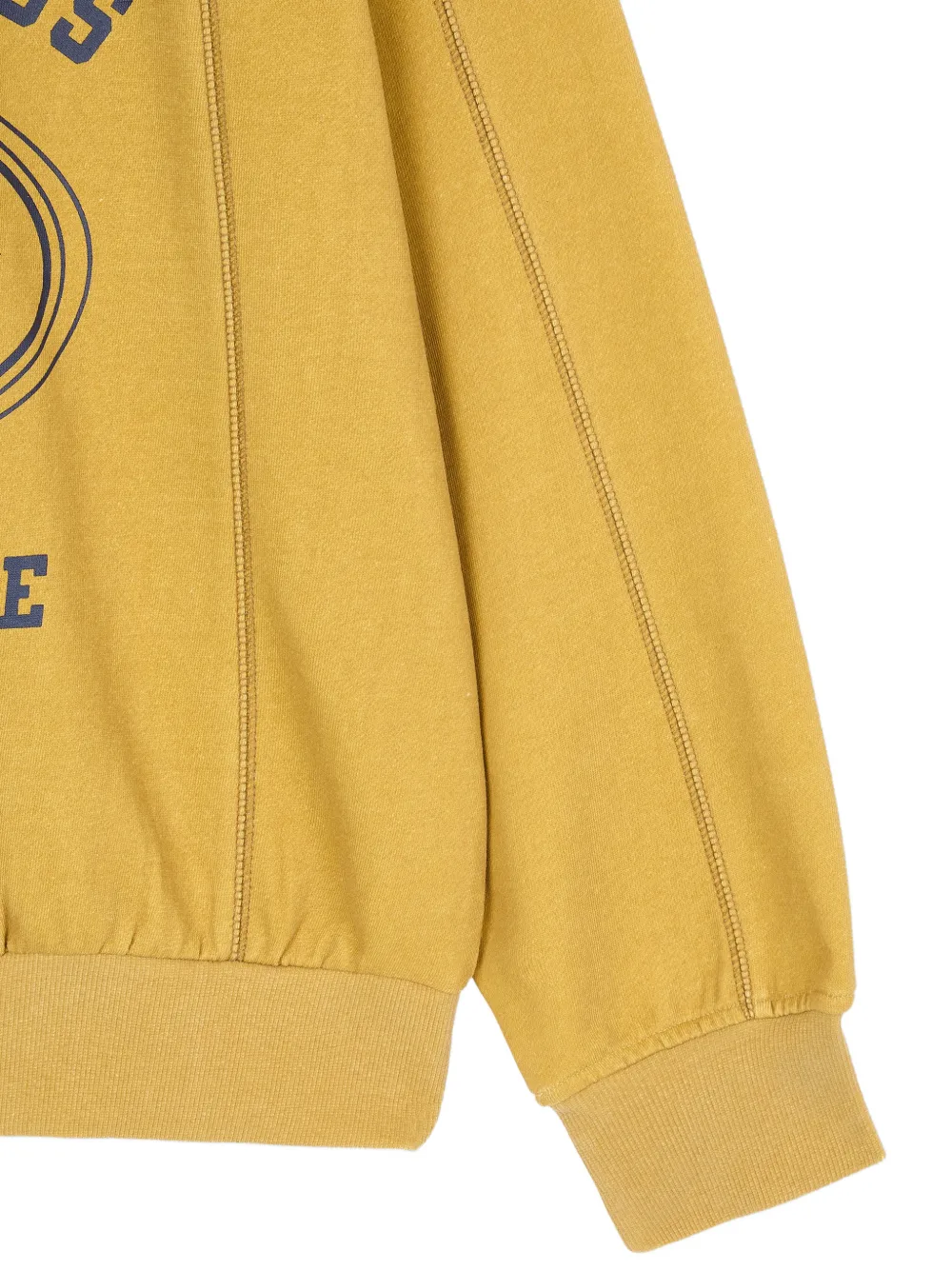 TOMBOY Sweater met logoprint en stikseldetail Geel