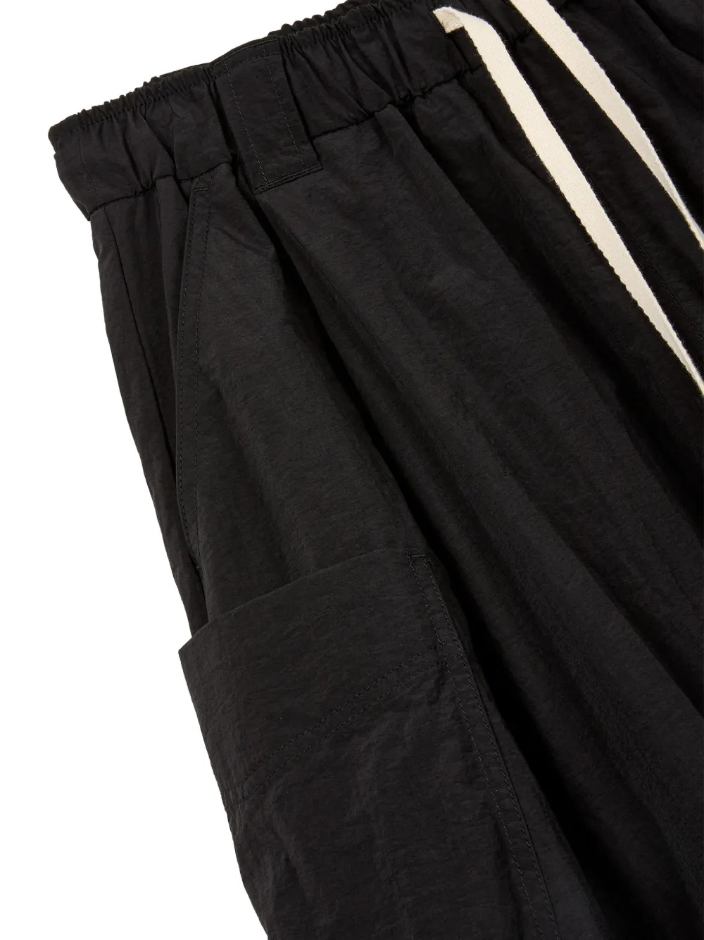TOMBOY Cargo rok met trekkoord Zwart