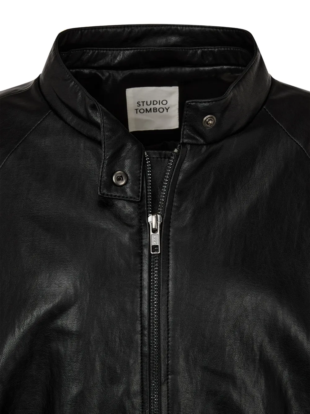 TOMBOY Jack met afneembare kraag Zwart