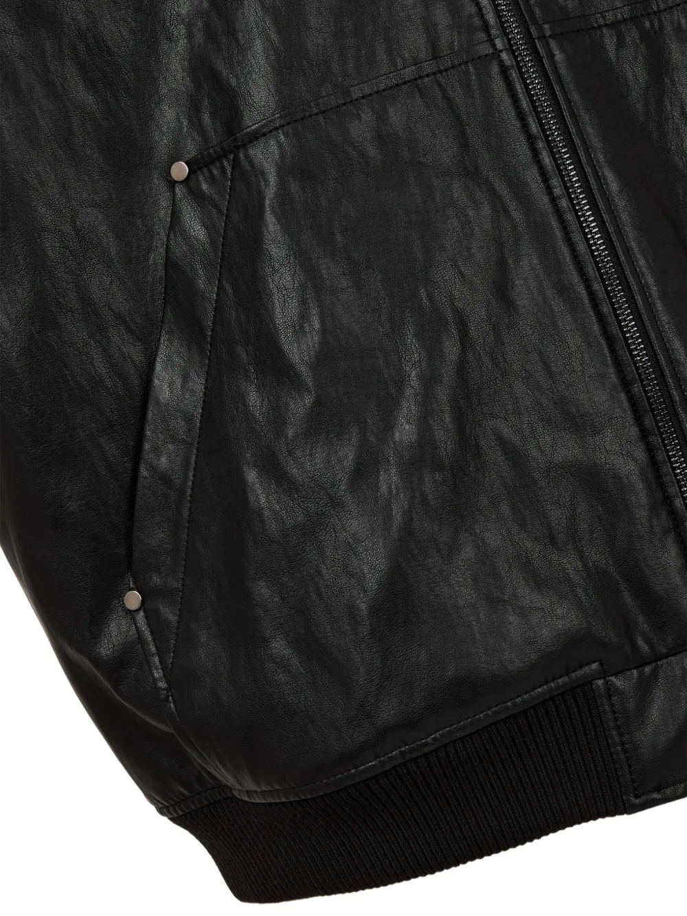 TOMBOY Jack met afneembare kraag Zwart