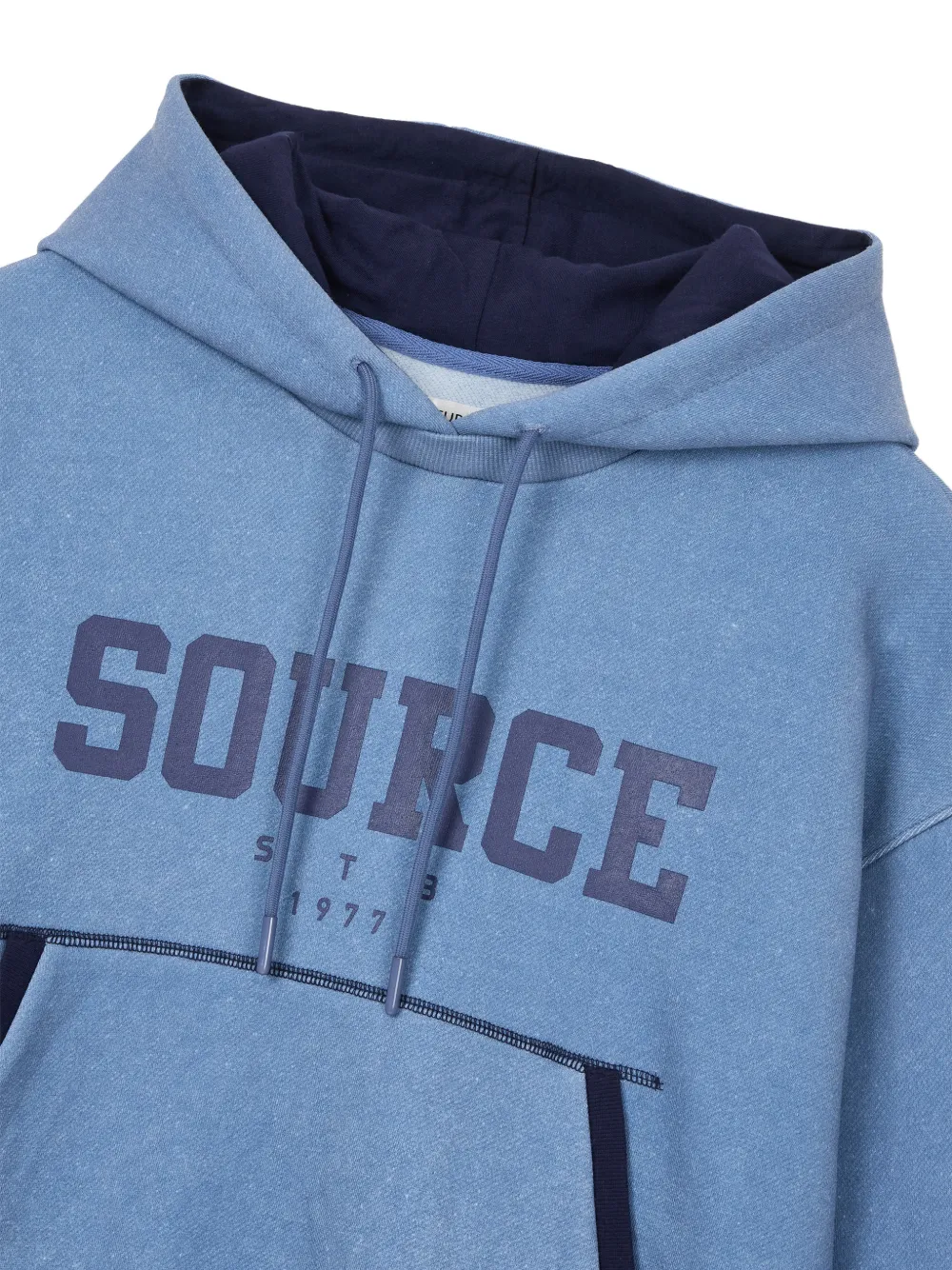 TOMBOY Hoodie met logoprint Blauw