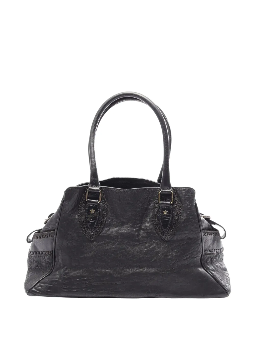 Fendi Pre-Owned Borsa a mano Etniko in pelle 2000-2010 - Nero