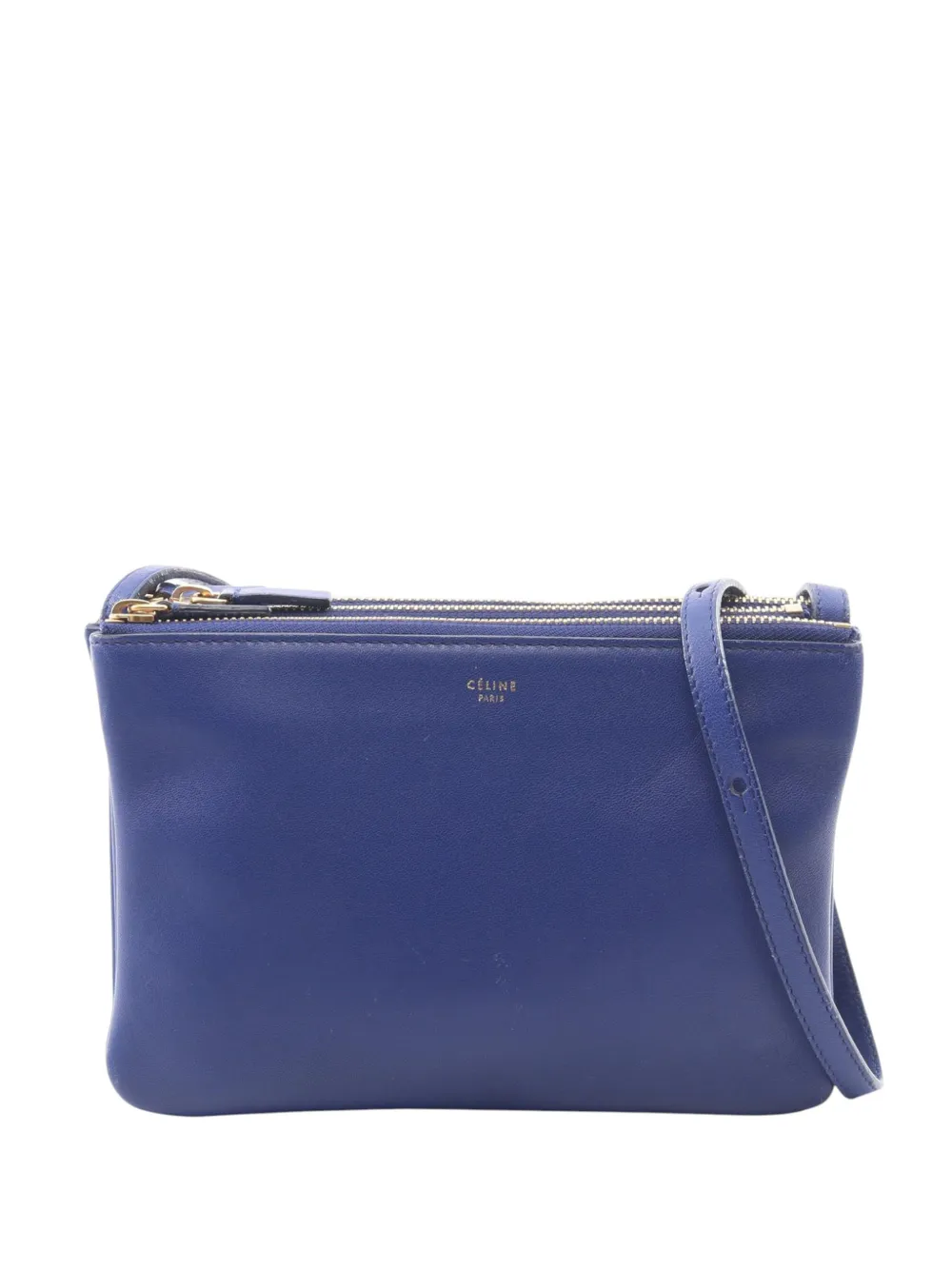 Celine Pre-Owned 2011-2022 Small Lambskin Trio crossbody bag - Blue