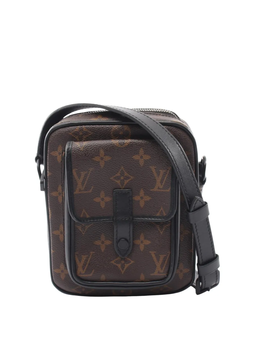 Louis Vuitton Pre-Owned 2019-2023 Monogram Macassar Christopher Wearable crossbody bag - Brown