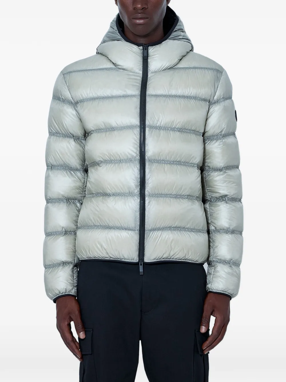 Moncler 과디아나 후드 다운 재킷 | 그레이 | Image 1