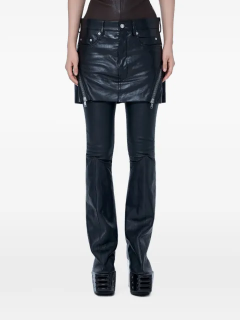 Rick Owens Bolan Banana zip-detail mini skirt
