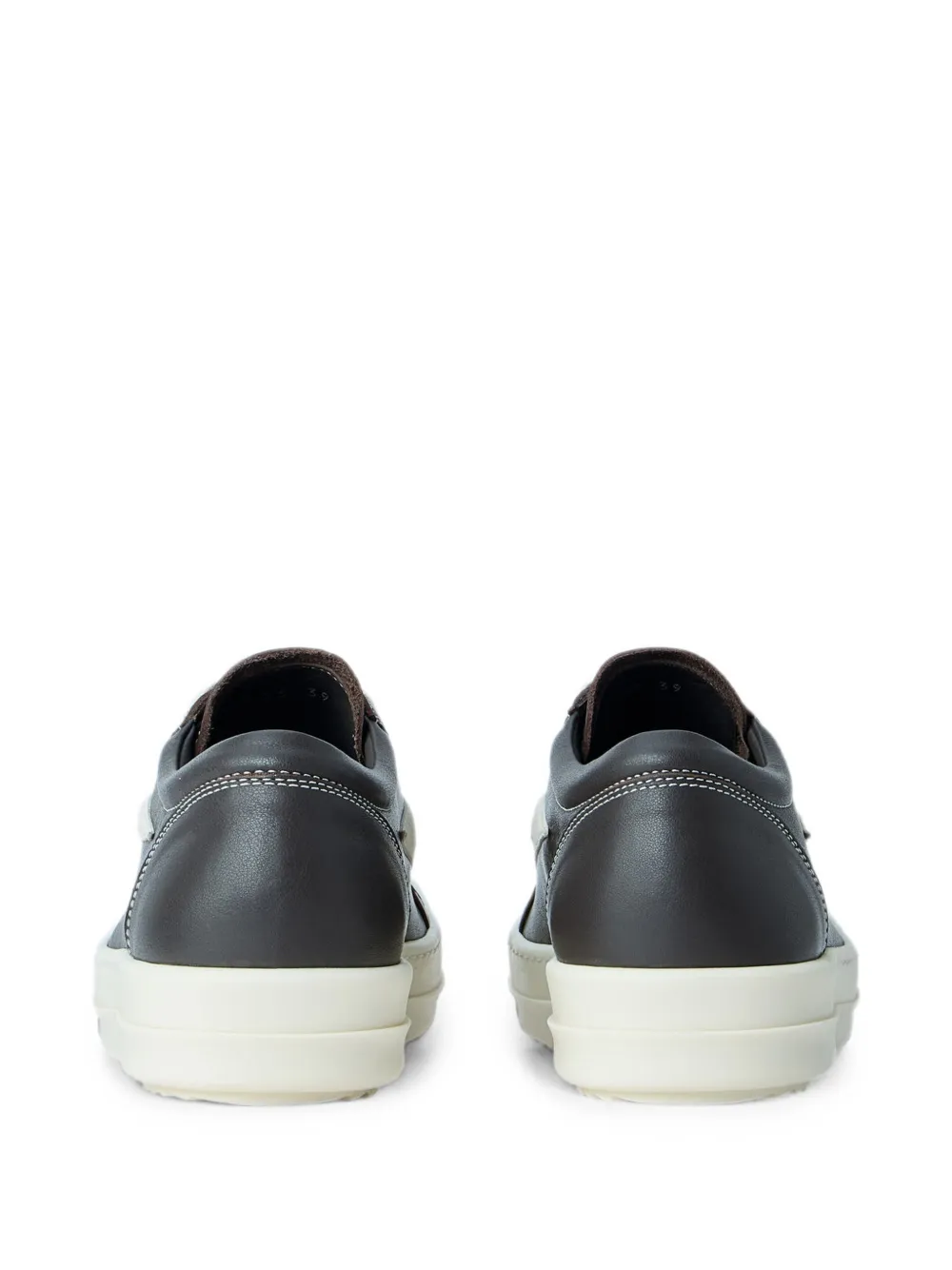 Rick Owens panelled low-top sneakers Grijs