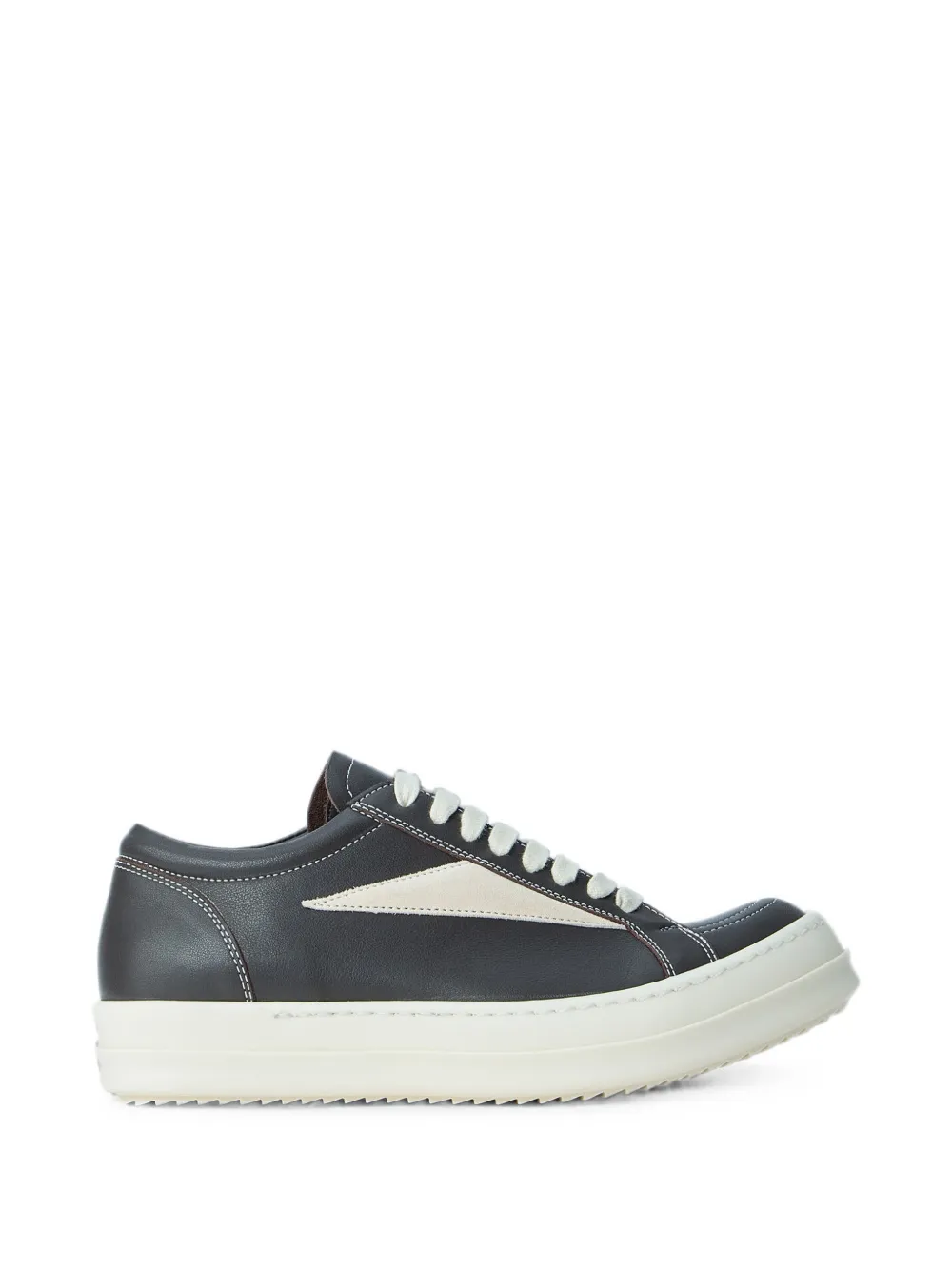 Rick Owens panelled low-top sneakers - Grigio