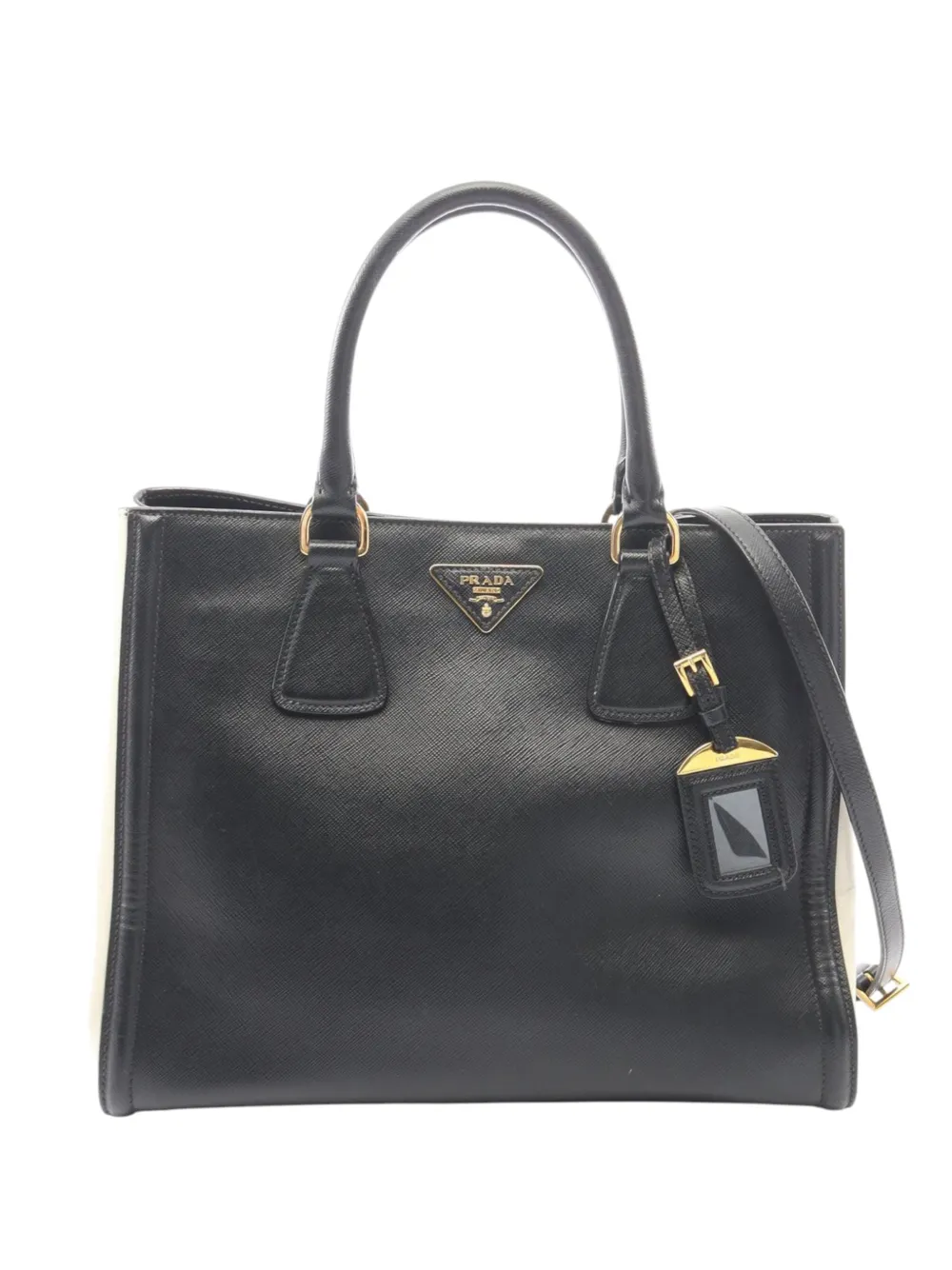 Prada Pre-Owned 2013-2026 Saffiano Galleria satchel - Schwarz