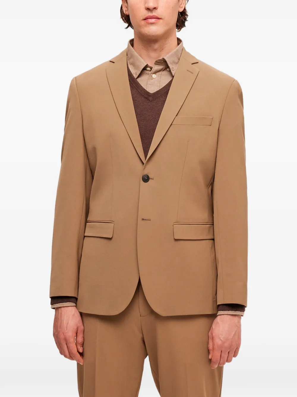 SELECTED Getailleerde blazer Bruin