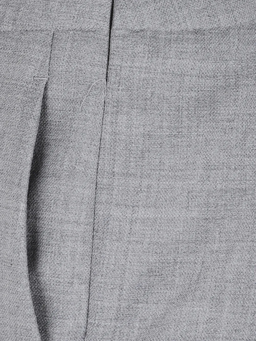 Ermanno Scervino Broek met voetlus en plooinaad Grijs