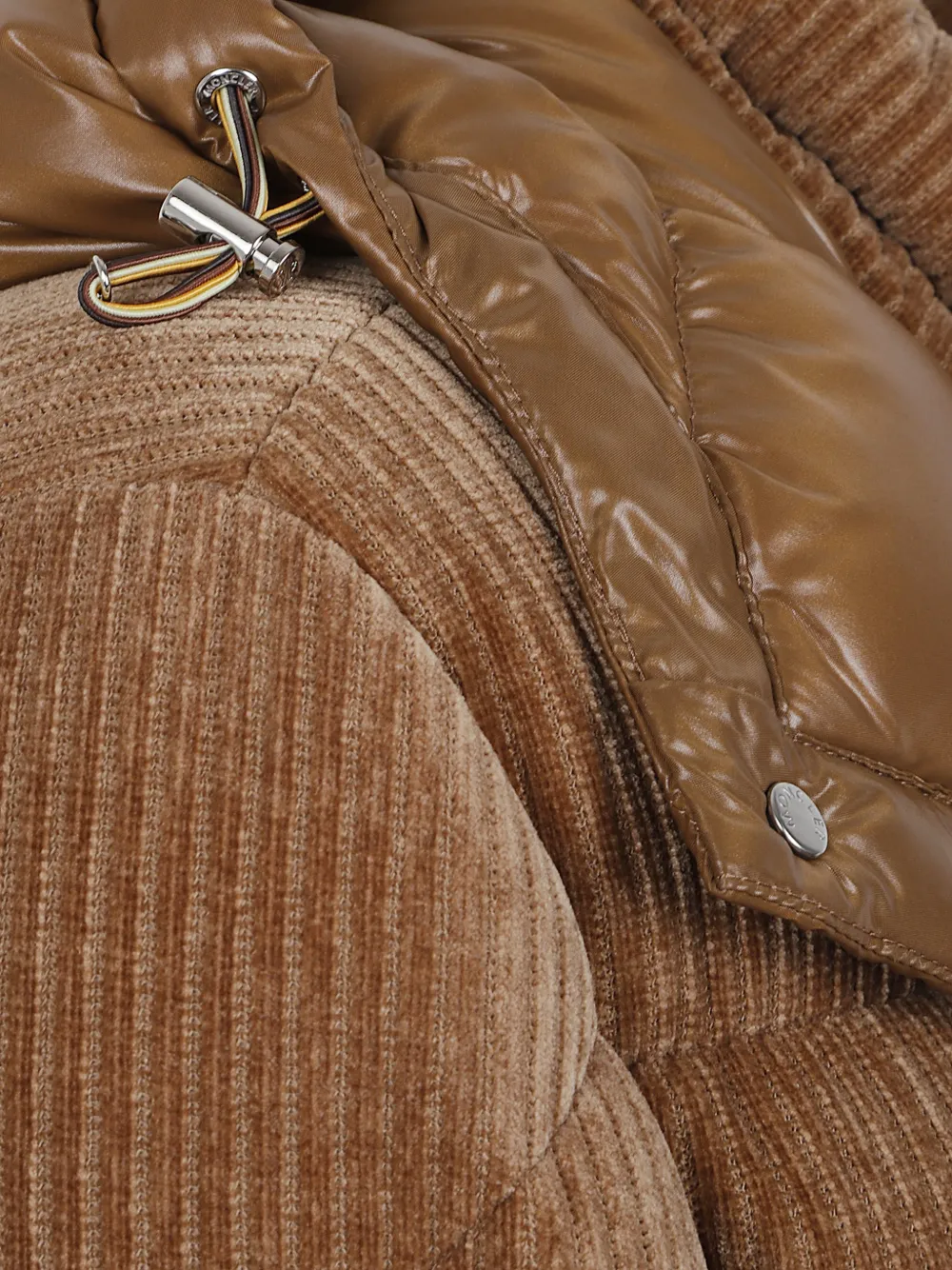 Moncler corduroy padded jacket Bruin