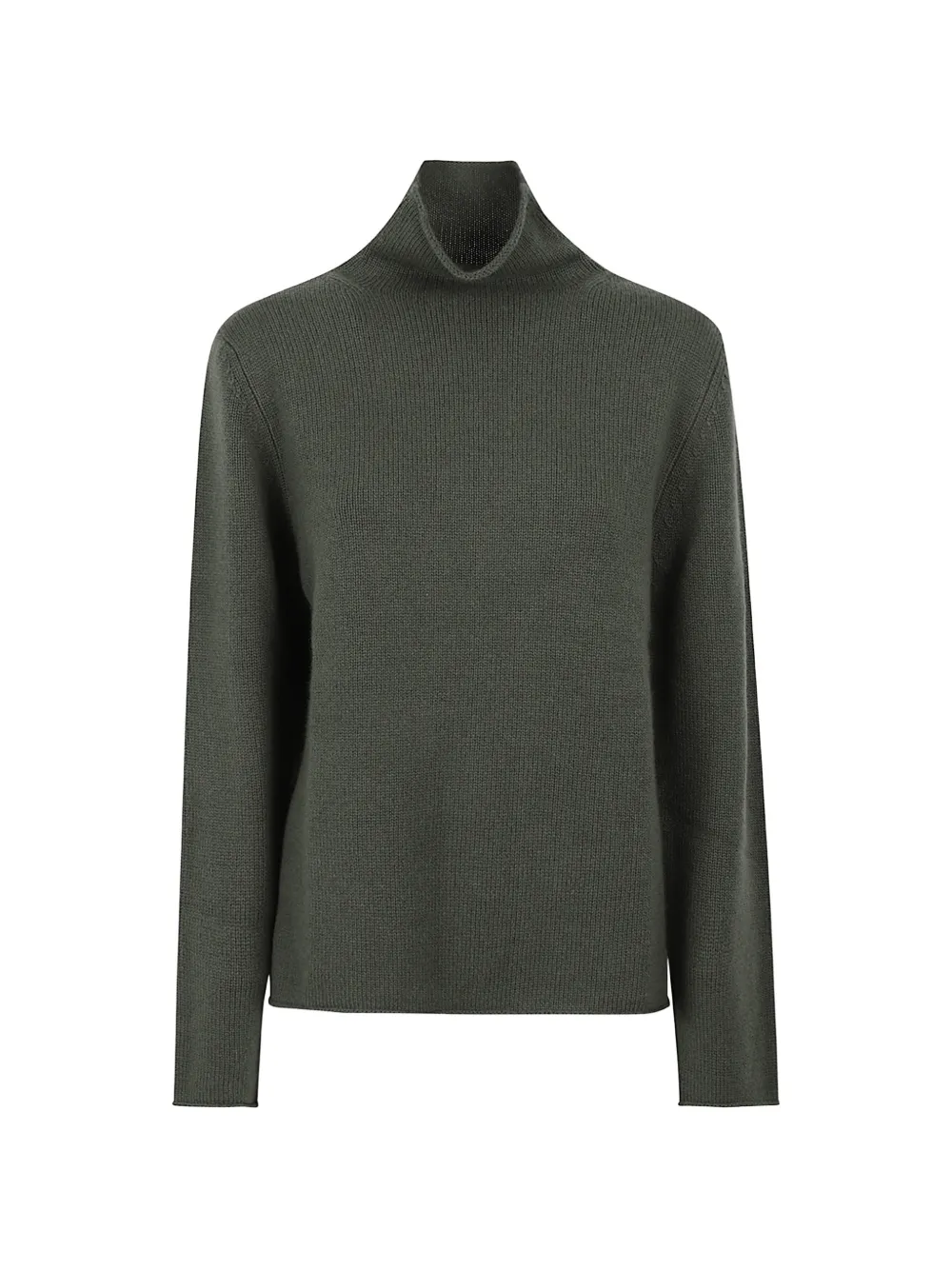 Allude turtleneck ribbed sweater Grijs
