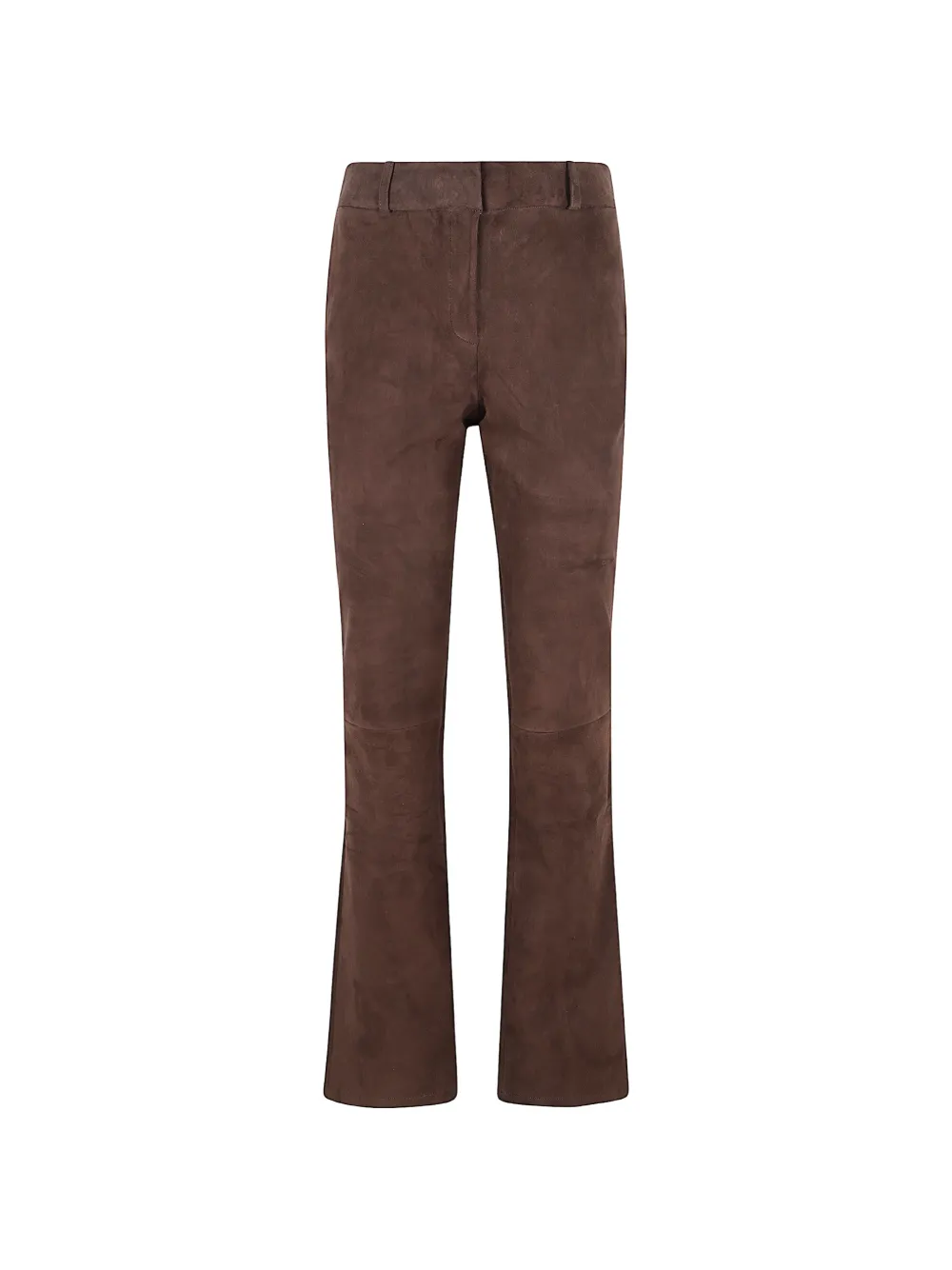 Arma Lucia suede flared trousers