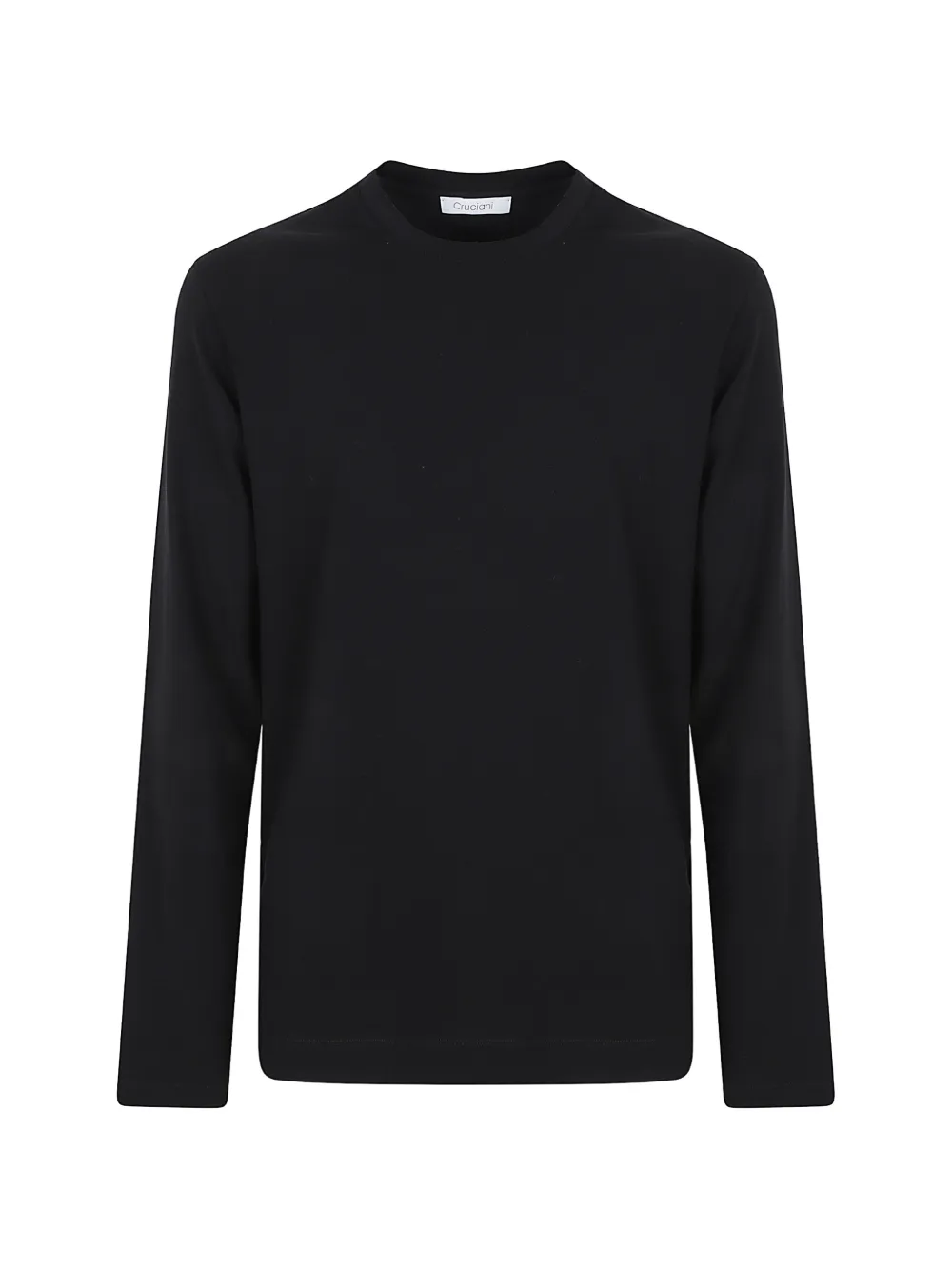 Cruciani crew-neck long-sleeve sweater - Nero
