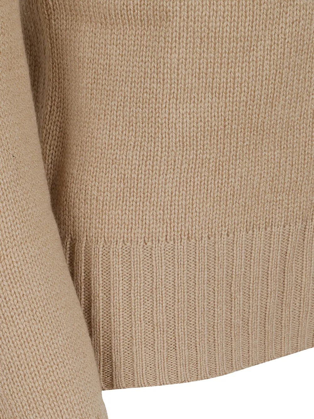 Allude Coltrui met geribbelde zoom Beige