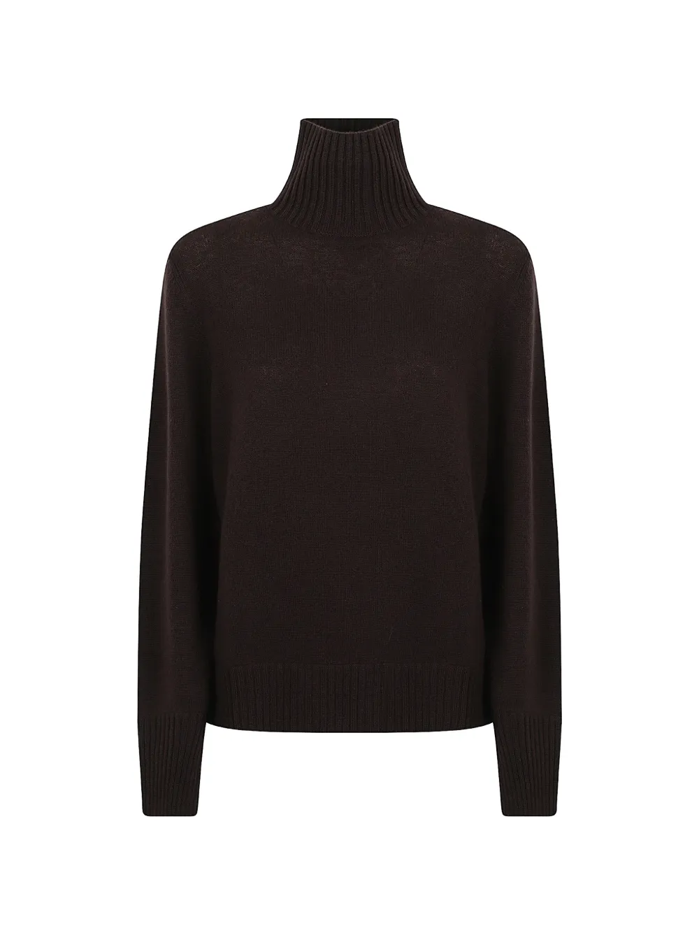 Allude ribbed-knit roll-neck sweater